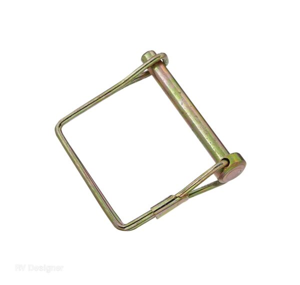 RV Designer 1/4 Inch Coupler Safety Pin, 1-3/4 Inch, Gold