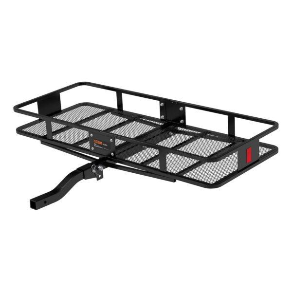CURT Basket Cargo Carrier, 24 x 60 Inch, 500 lb Capacity, Black