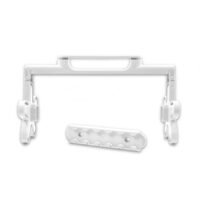 Camco Paper Towel Holder, White, Under-Cabinet Mount