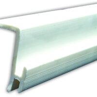 JR Products Ceiling Curtain Track, Type D, 96 Inch, White Plastic