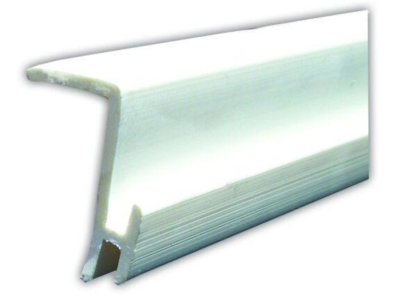 JR Products Ceiling Curtain Track, Type D, 96 Inch, White Plastic