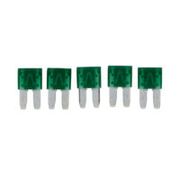 Bussmann 30 Amp ATR Micro Blade Fuse, Green, Pack of 5
