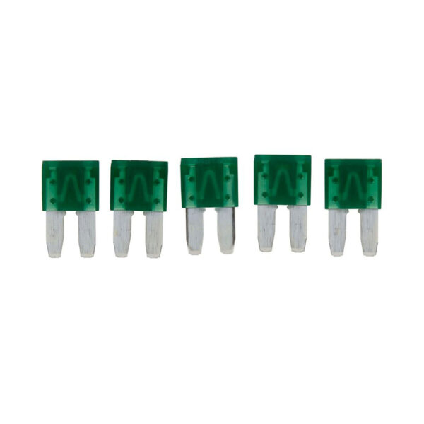 Bussmann 30 Amp ATR Micro Blade Fuse, Green, Pack of 5