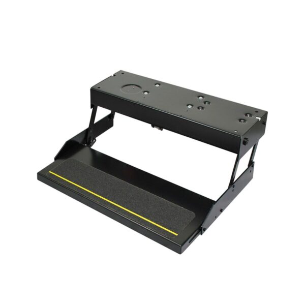 Lippert Kwikee 28 Series Electric Entry Step, Single, 300 lb Capacity, with Platform