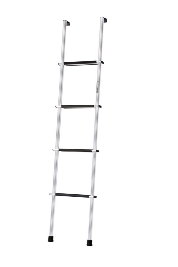Surco Products Bunk Ladder, 66 inches, 4 Steps, Hook-On, Aluminum, Silver
