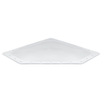 Icon Neo Angle Clear Skylight, 27.5x11 Inch Opening, 4-Inch Dome