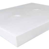 Icon 55-Gallon Fresh Water Tank, Rectangular, White, Roto-Molded