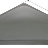 Icon Neo Angle Smoke Skylight, 29x13 Inch Opening, 6-Inch Dome