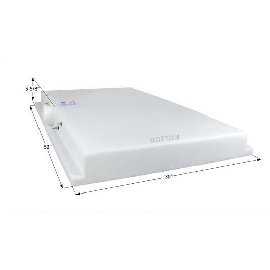 Icon 25.4-Gallon Rectangular Fresh Water Tank, White