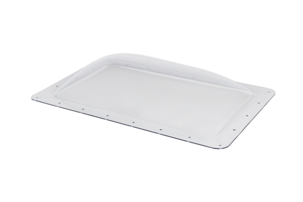 Icon Rectangular Clear Bubble Skylight, 25x15 Inch Opening