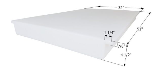 Icon 26-Gallon Fresh Water Tank, Flat Bottom
