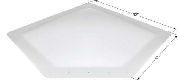 Icon Neo Angle Clear Skylight, 27 x 17 inch Opening