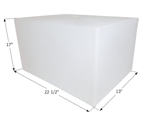 Icon 20-Gallon Fresh Water Tank, White