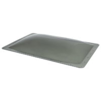 Icon Rectangular Skylight 35 x 23 inch Opening, Smoke