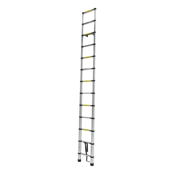 Lippert Telescoping Ladder 12 feet 6 inches, 330 Pound Capacity, Silver