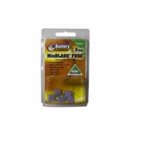 WirthCo 3 Amp ATM Mini Blade Fuse, Pack of 5