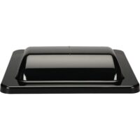 MaxxAir Roof Vent Lid, 14 x 14 Inch, Smoke, Universal Hinge