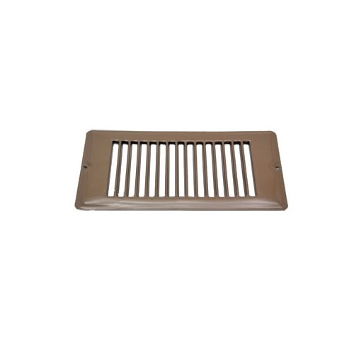 AP Products Heating/Cooling Floor Register, 8 x 4 Inch, Brown