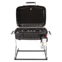 Faulkner Portable Propane Barbeque Grill, 12,000 BTU, Black