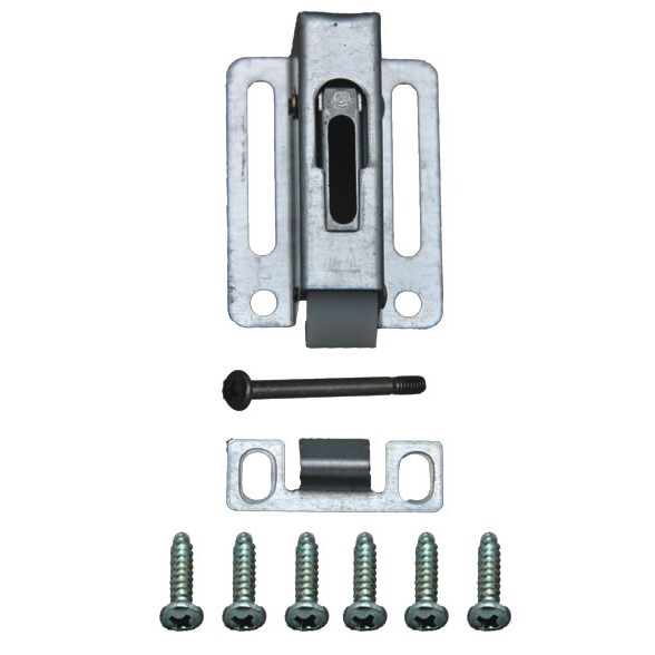 AP Products Door Catch, Concealed Positive, 2-1/4 Inch, Gray