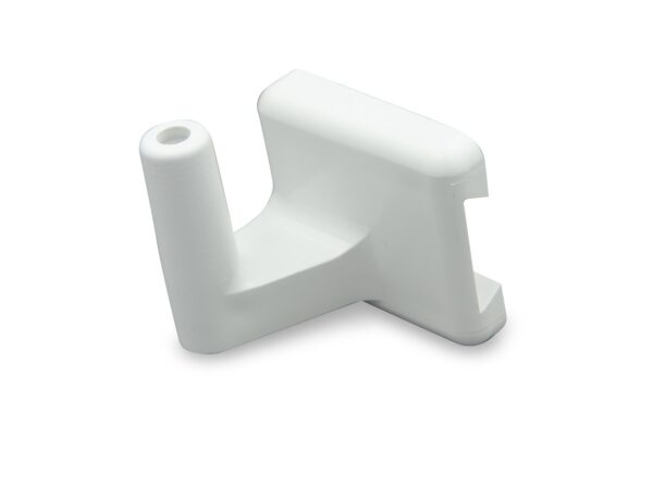 B&B Molders Shower Head Mount, 1-Position, Polar White