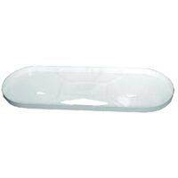 JR Products Propane Tank Base Mount, Dual Tank, Polar White, ABS Plastic