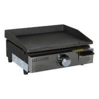 Furrion Portable Griddle Grill Combo, Cast Iron, 19.5 x 17", Black