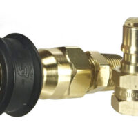 MB Sturgis Propane Adapter, 3/8" QC to Male Thread, Straight