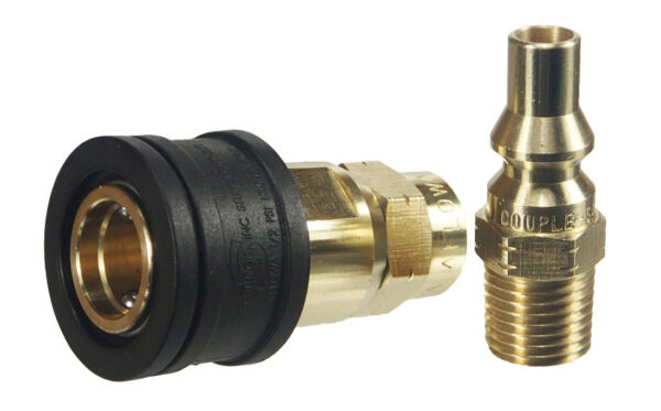 MB Sturgis Propane Adapter, 1/4 Inch Female Quick Connect to Threads