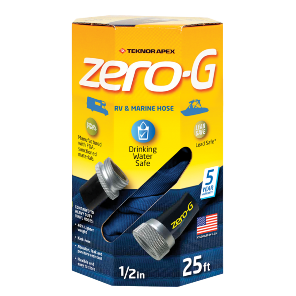 Teknor Apex Fresh Water Hose, 25 Feet, 1/2 Inch, Blue