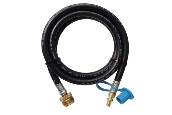 MB Sturgis 72" Propane Grill Hose, Quick Connect to 1" Flare