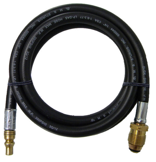 MB Sturgis 120" Propane Feed Hose, POL to Quick Connect