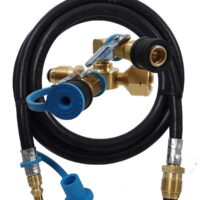 MB Sturgis Propane Tee Adapter, Female POL to Female QCC