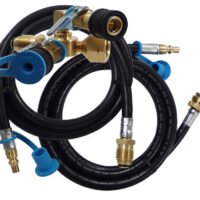 MB Sturgis Propane Tee Adapter, Female POL to Female QCC