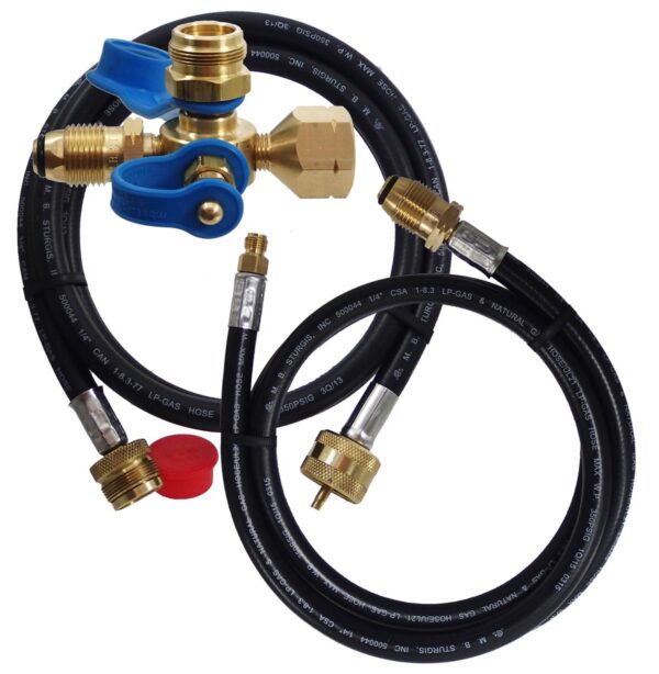 MB Sturgis 60" Propane Feed Hose, POL to 1/4" Inverted Flare