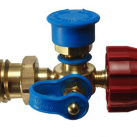 MB Sturgis Propane Tee Adapter, 1" Male to 1/4" Female Inverted Flare