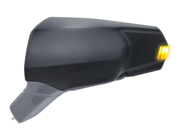 K Source Towing Mirror Set, Rectangular, Black, 3.5 x 7 Inch