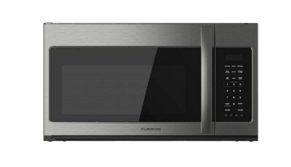 Furrion 1.7 Cubic Foot Over-the-Range Microwave with Glass Turntable, Black