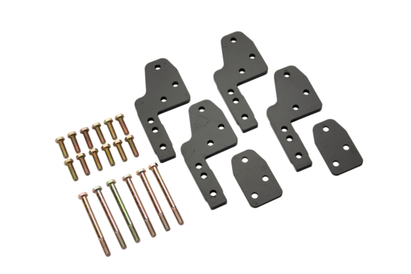MORryde X-Factor Suspension Crossmember Adapter Kit with Hardware, Black