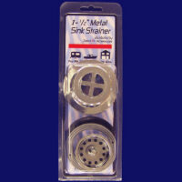 Zebra RV Sink Strainer, 1-1/2 Inch Drain