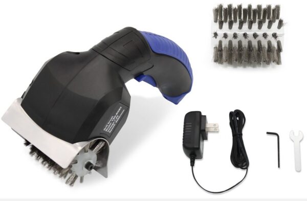 Flame King Cordless Electric Grill Brush, 1500 mAh Battery