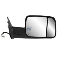 K-Source Heated Towing Mirror, Electric, Turn Signal, Black