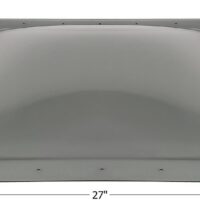 Icon Smoke Rectangular Skylight, 27 in. x 23 in. Flange