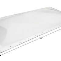 Icon Clear Rectangular Skylight, Extra-Large 50 in. x 26 in. Flange