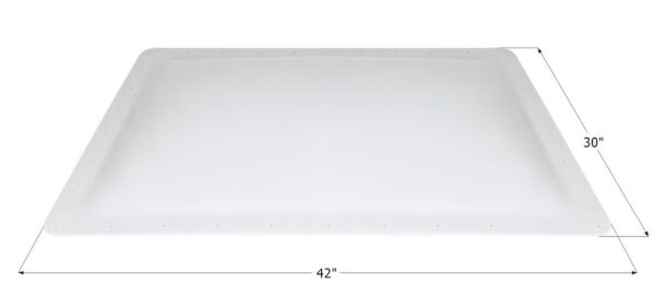 Icon White Rectangular Skylight, 42 in. x 30 in. Flange