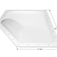 Icon Clear Neo-Angle Skylight, 32.5 in. x 17.75 in. Flange