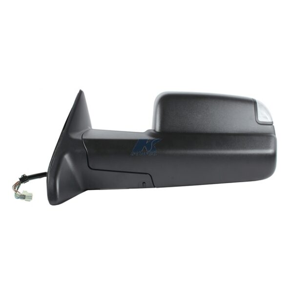 K-Source Heated Exterior Mirror, OEM Replacement, Single, Black
