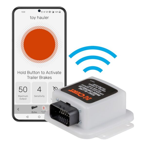 CURT Echo Wireless Trailer Brake Control with Smartphone App