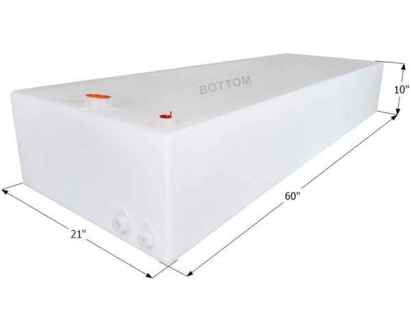 Icon 51 Gallon Fresh Water Tank, White, Rectangular