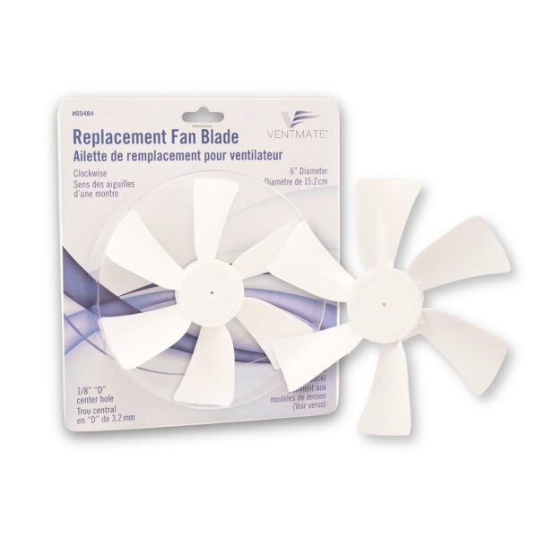 Ventmate 6-Blade Exhaust Fan Blade for Jensen 12 Volt Roof Vents